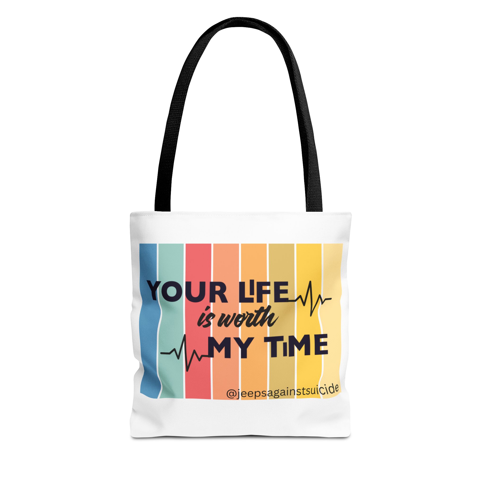 Jeeps Against Suicide Tote Bag