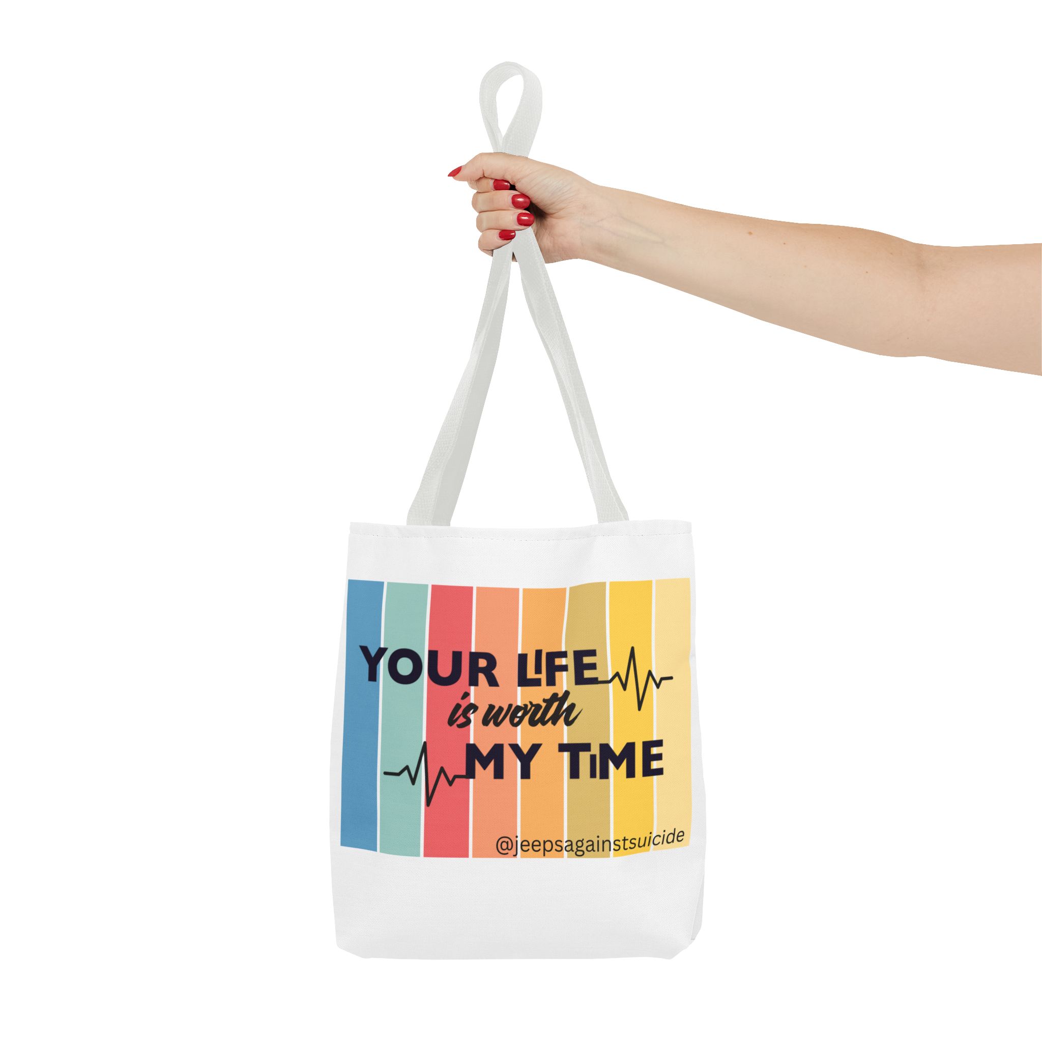 Jeeps Against Suicide Tote Bag - Image 12