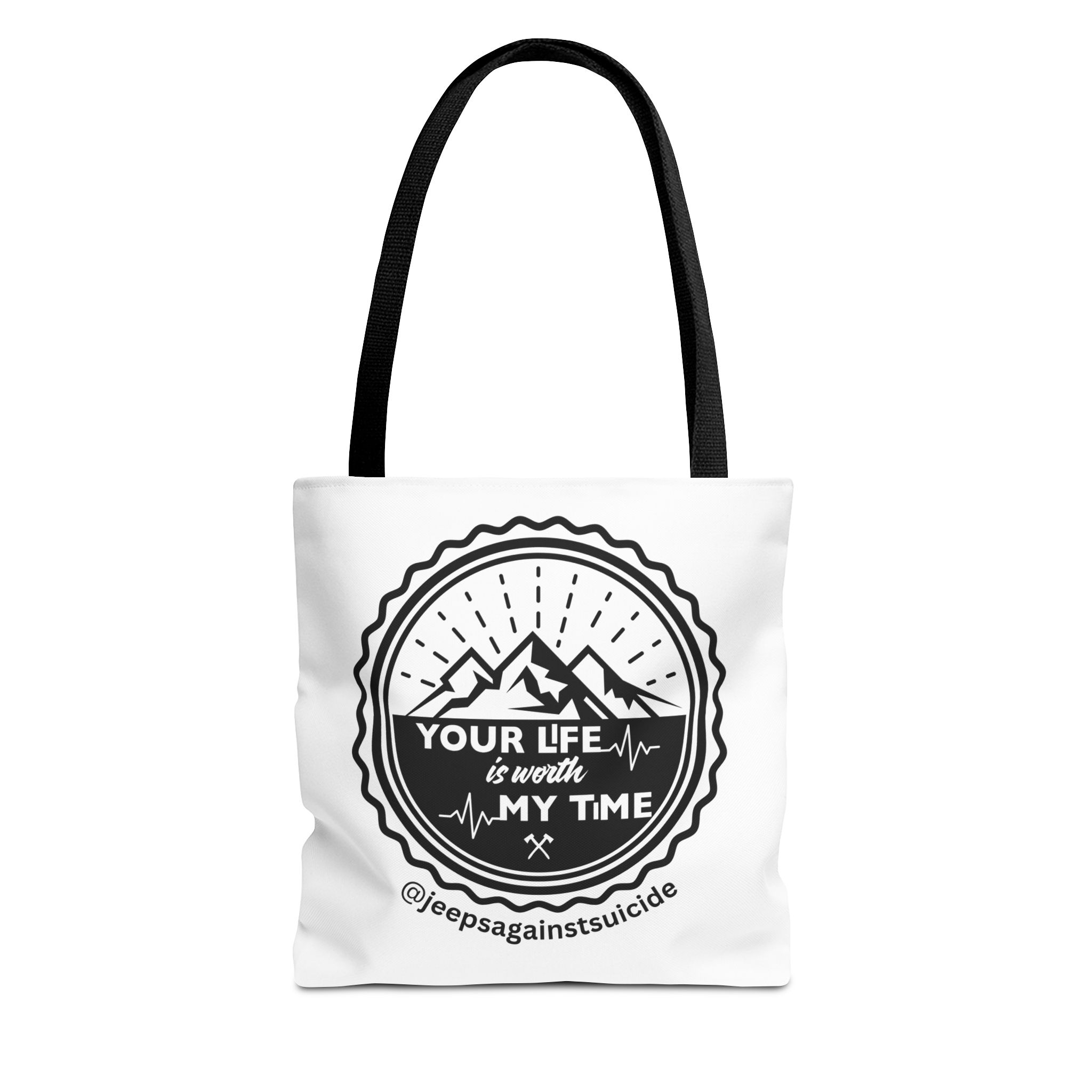 Jeeps Against Suicide Tote Bag