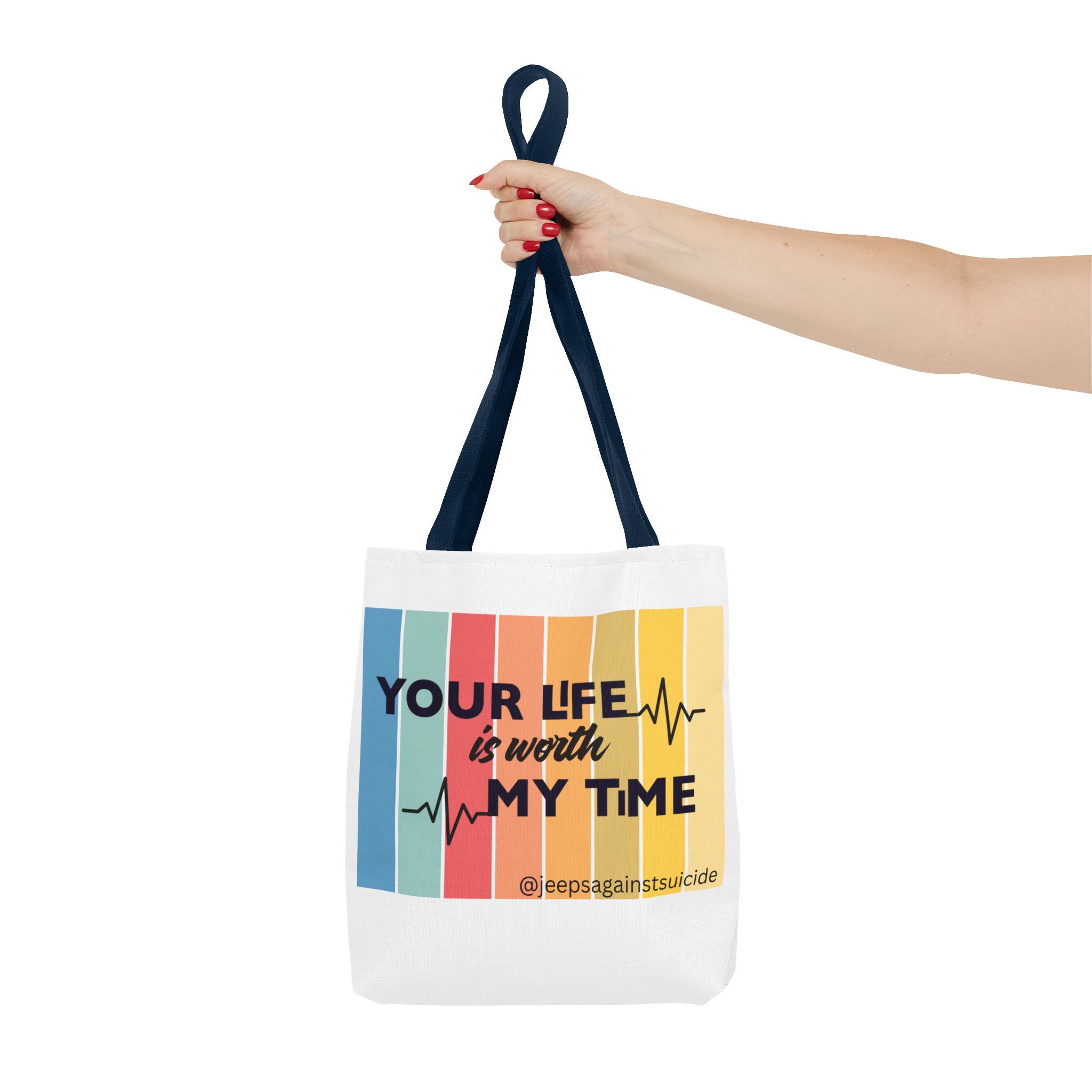 Jeeps Against Suicide Tote Bag - Image 22
