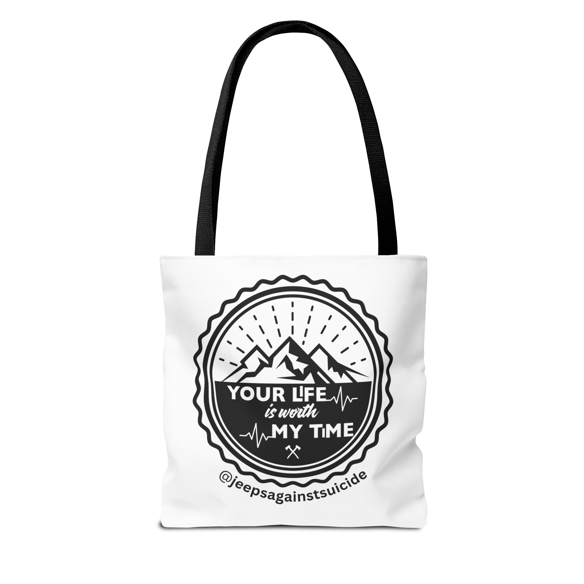 Jeeps Against Suicide Tote Bag - Image 2