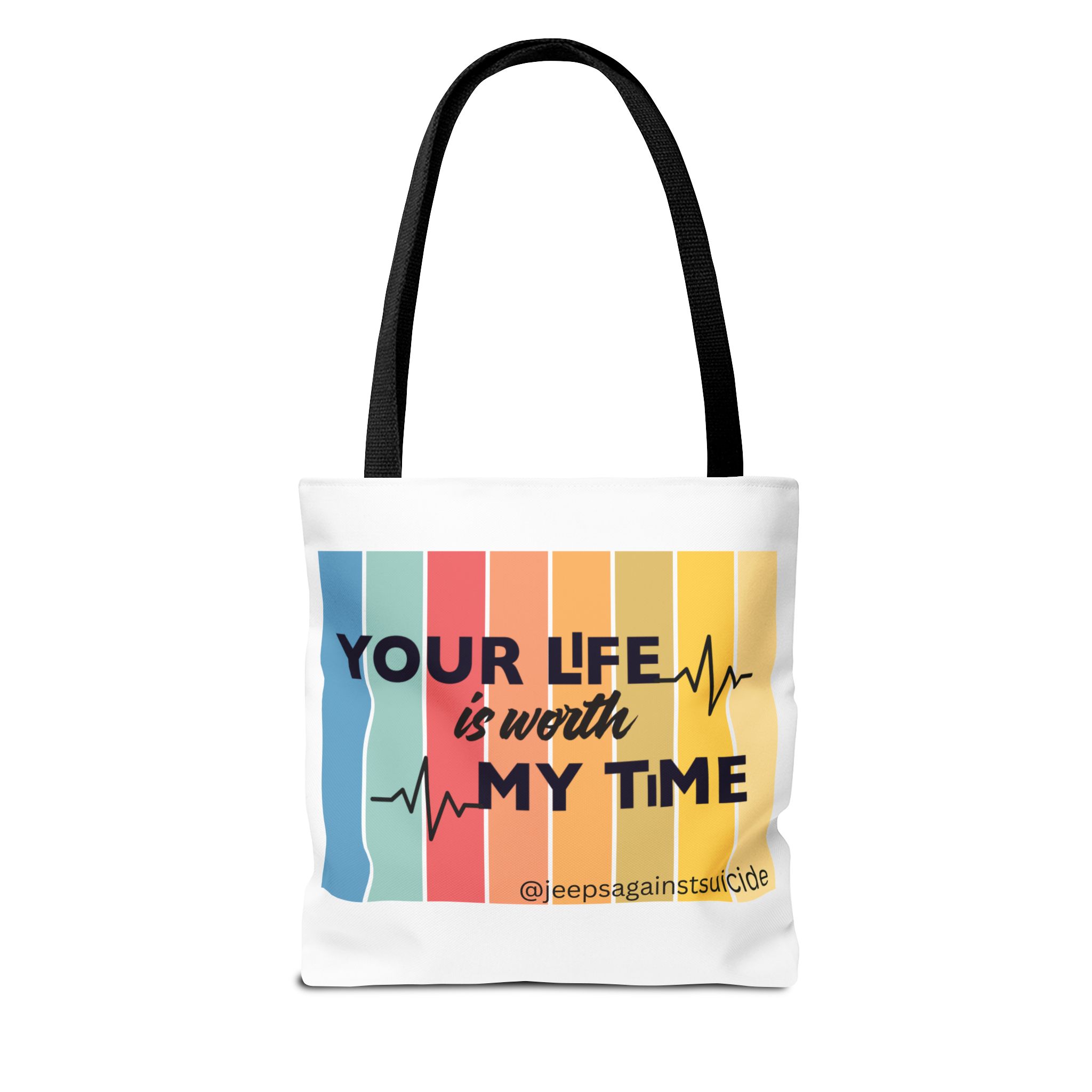 Jeeps Against Suicide Tote Bag - Image 2