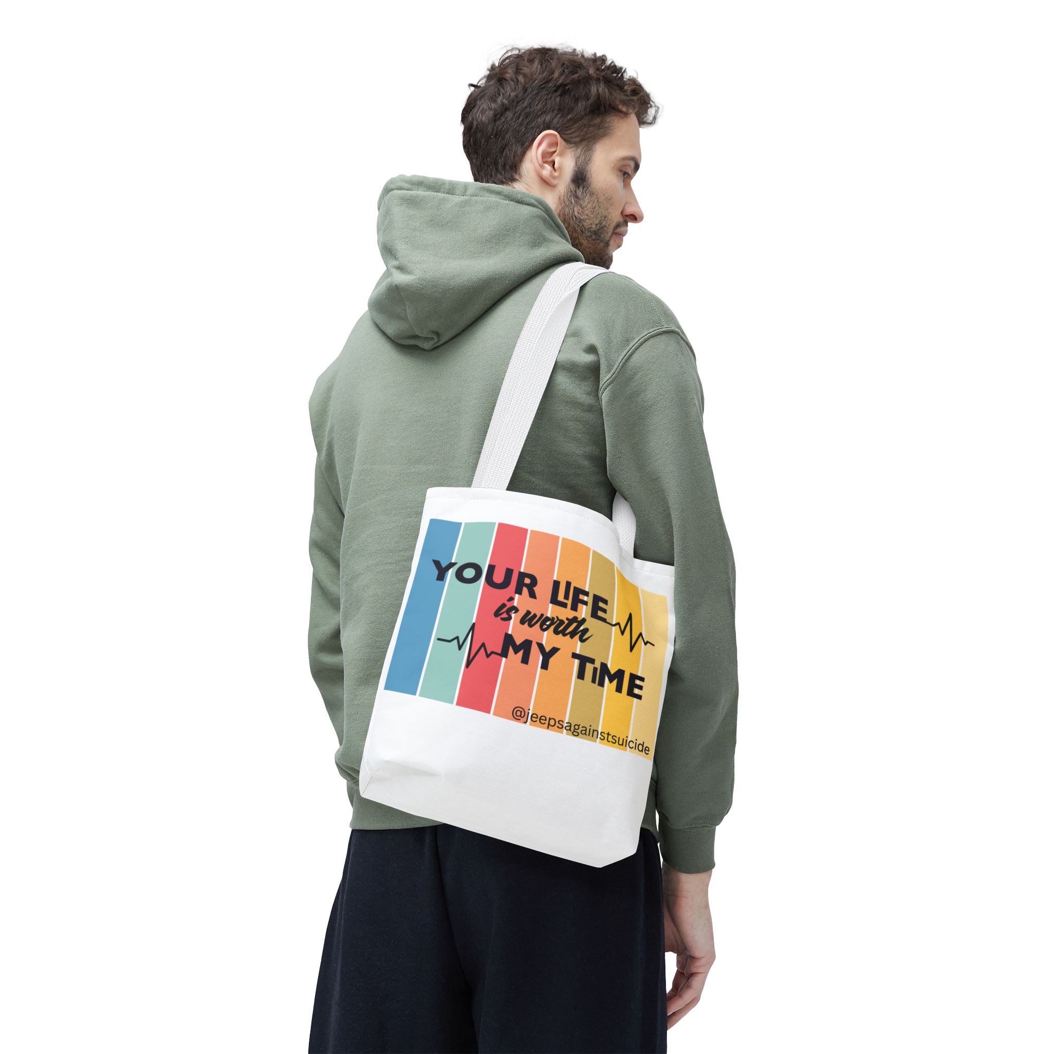 Jeeps Against Suicide Tote Bag - Image 14