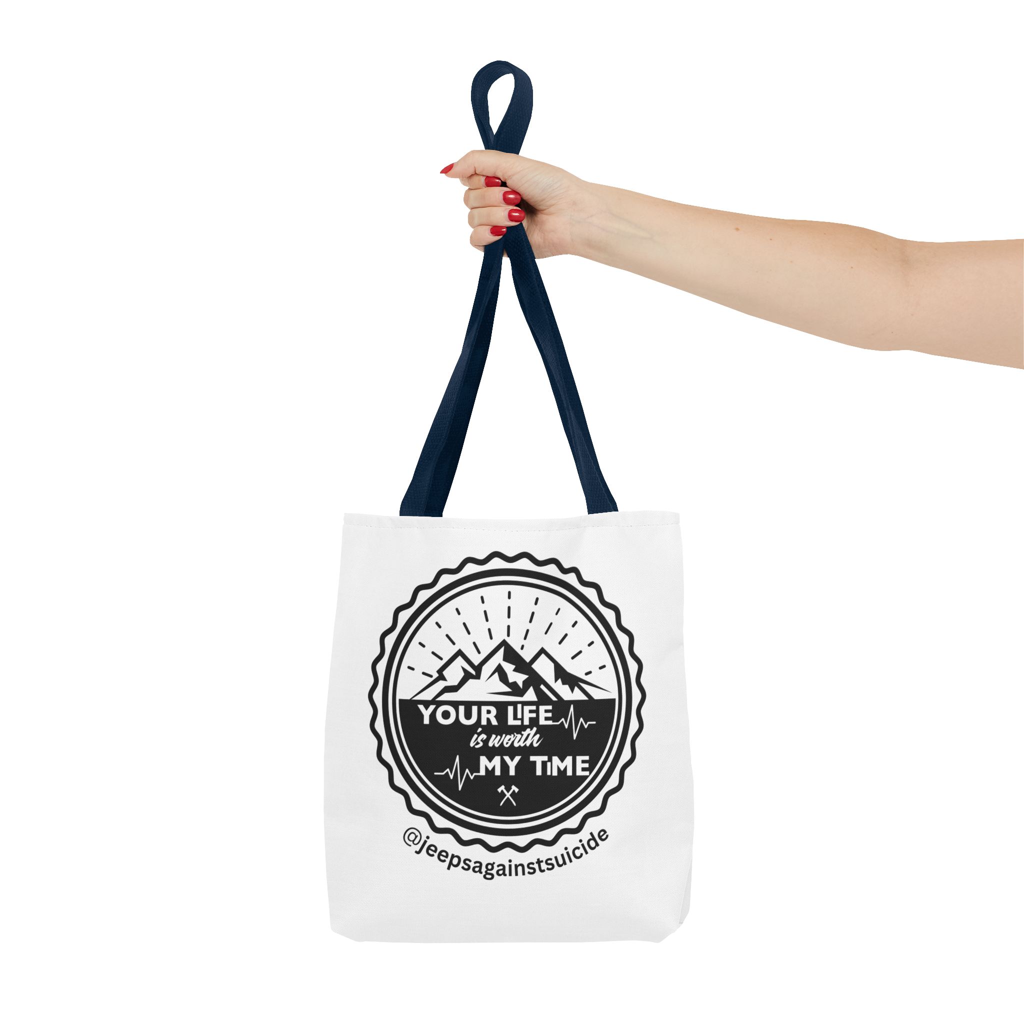 Jeeps Against Suicide Tote Bag - Image 21