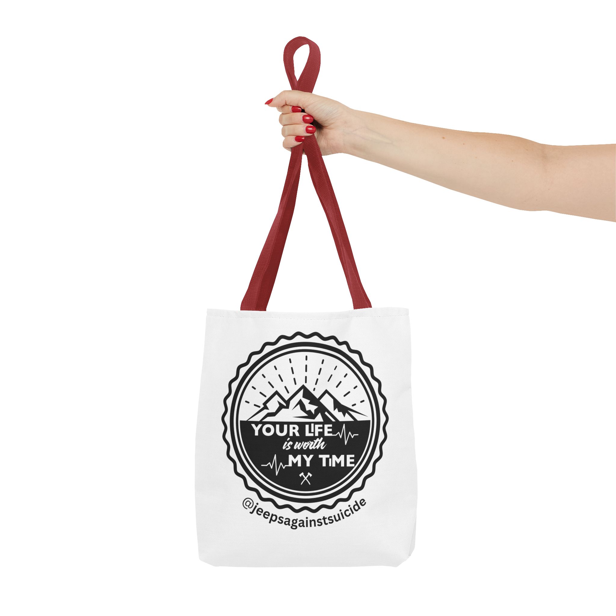 Jeeps Against Suicide Tote Bag - Image 8