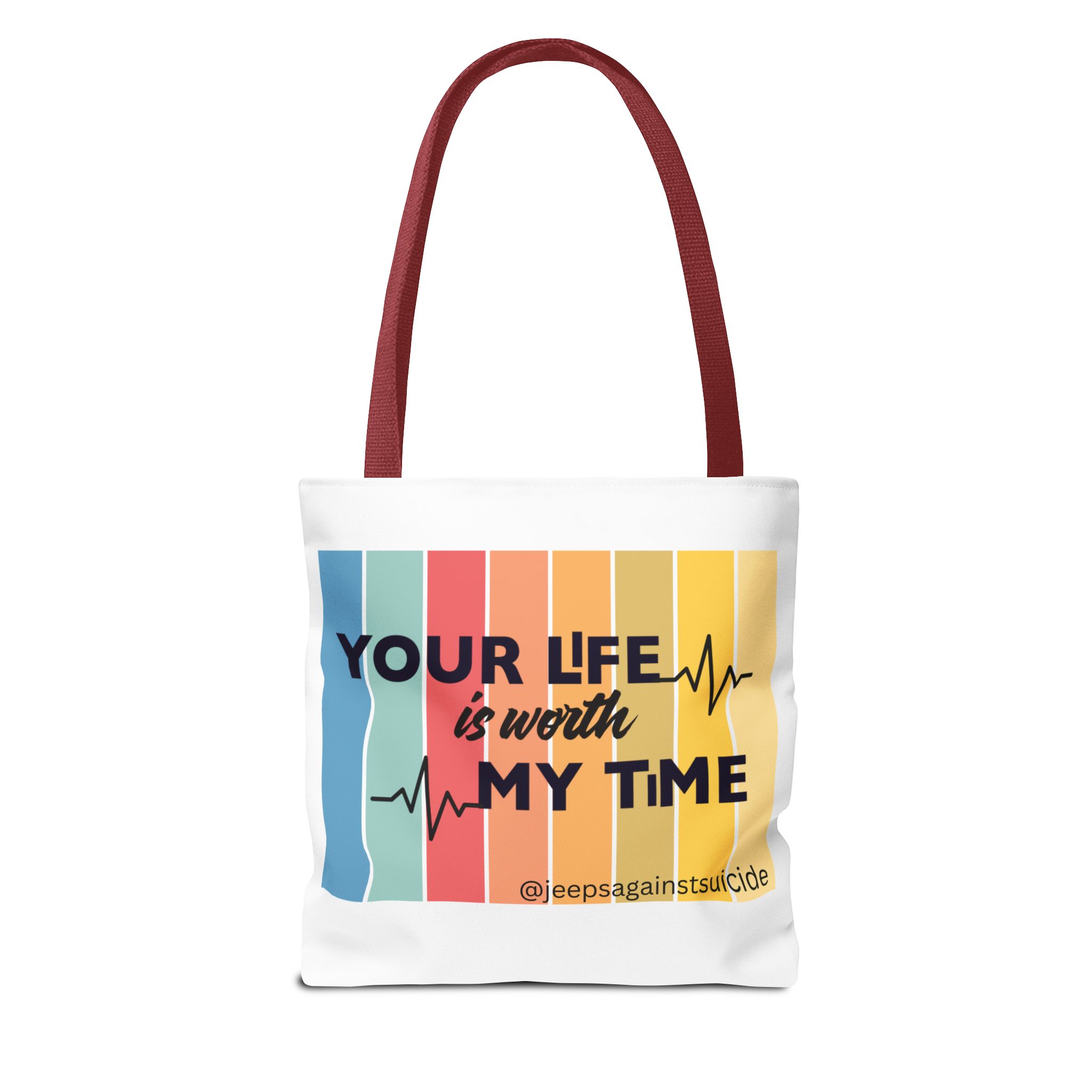 Jeeps Against Suicide Tote Bag - Image 6