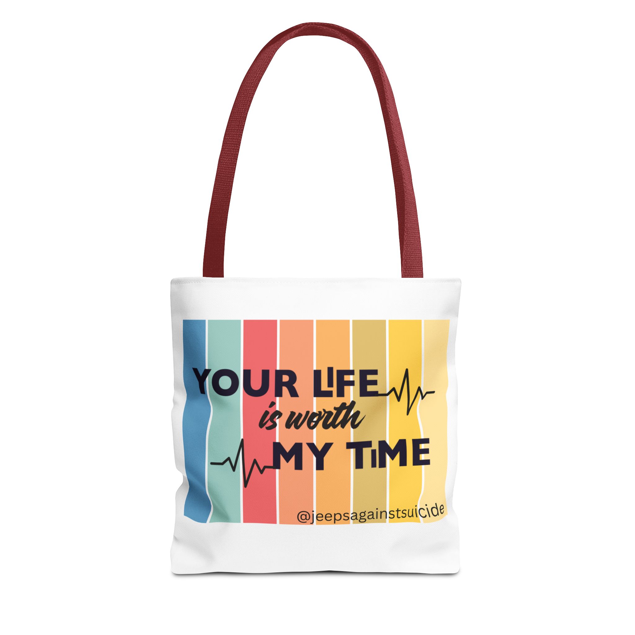 Jeeps Against Suicide Tote Bag - Image 5