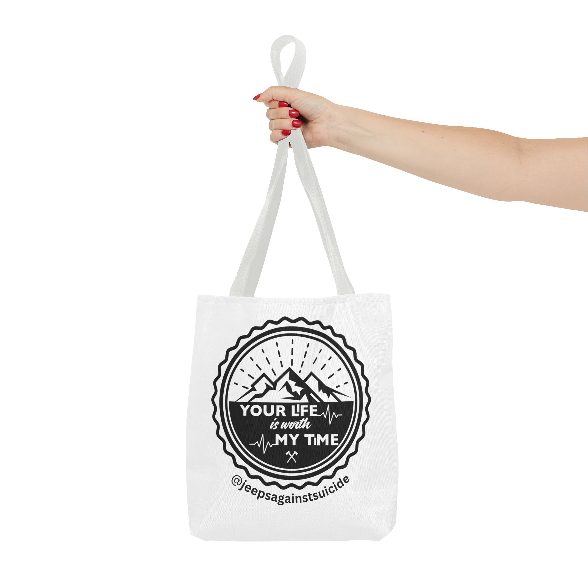 Jeeps Against Suicide Tote Bag - Image 12