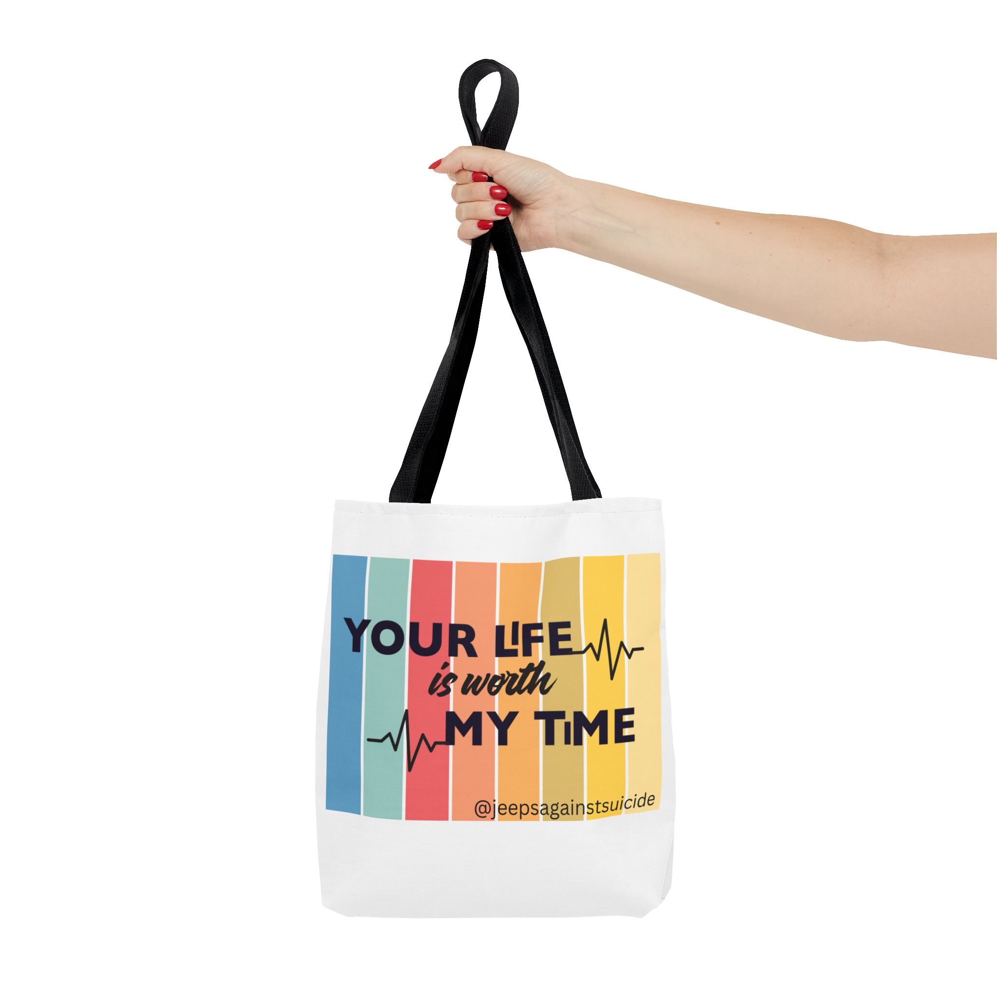 Jeeps Against Suicide Tote Bag - Image 4