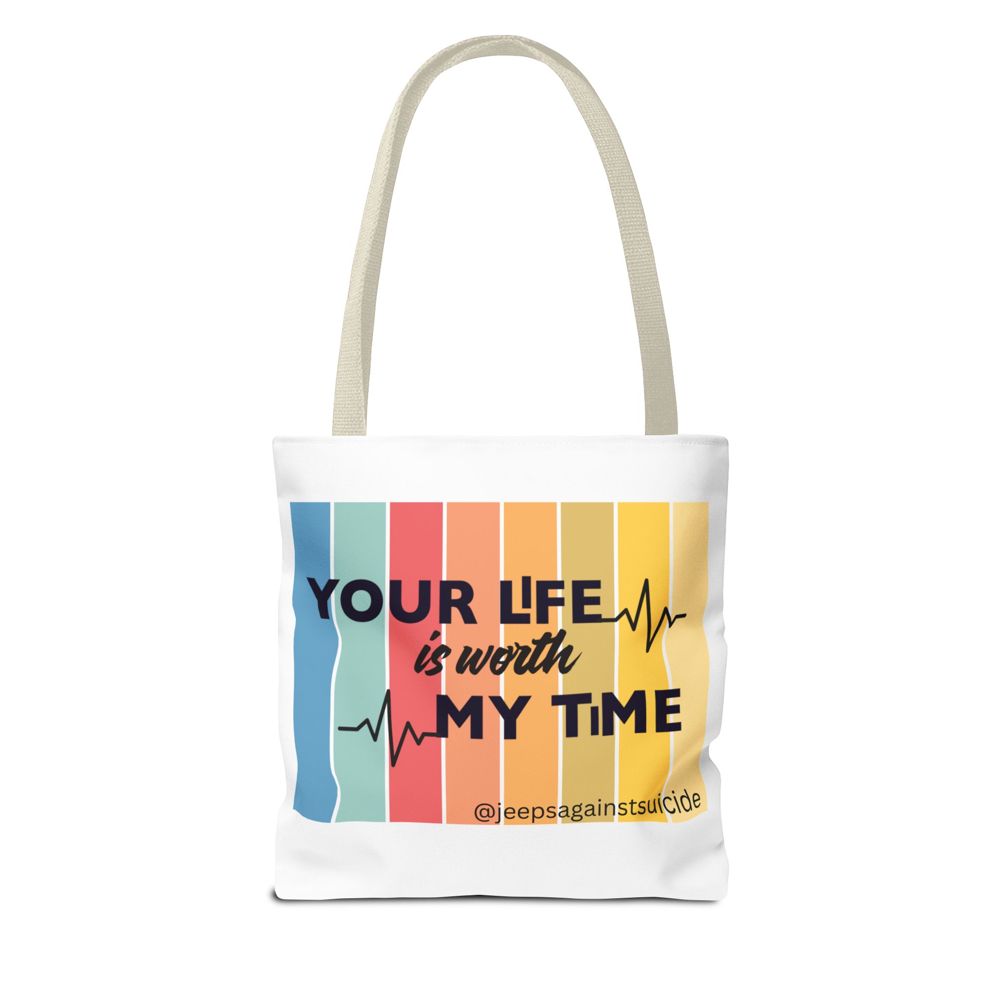 Jeeps Against Suicide Tote Bag - Image 16