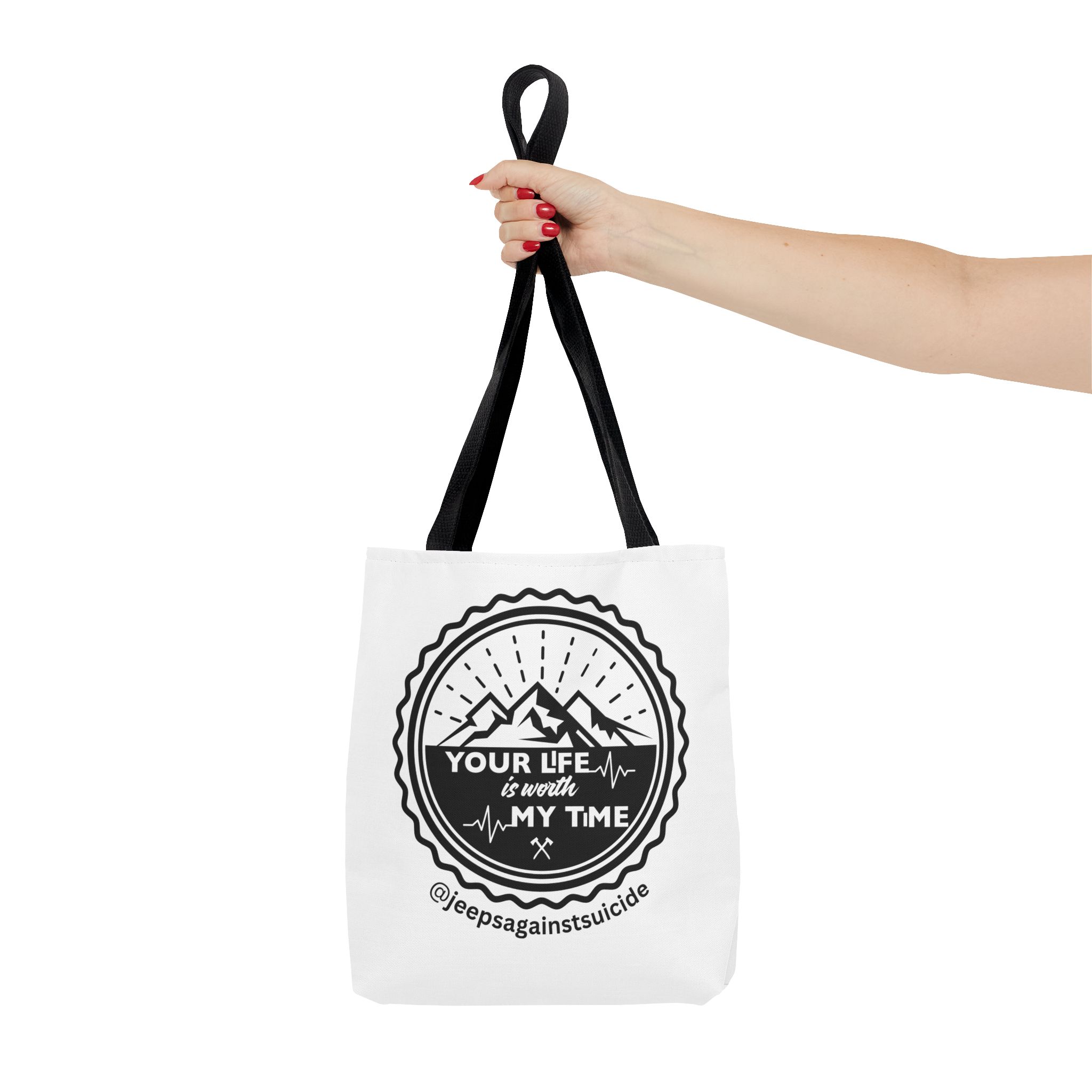 Jeeps Against Suicide Tote Bag - Image 4
