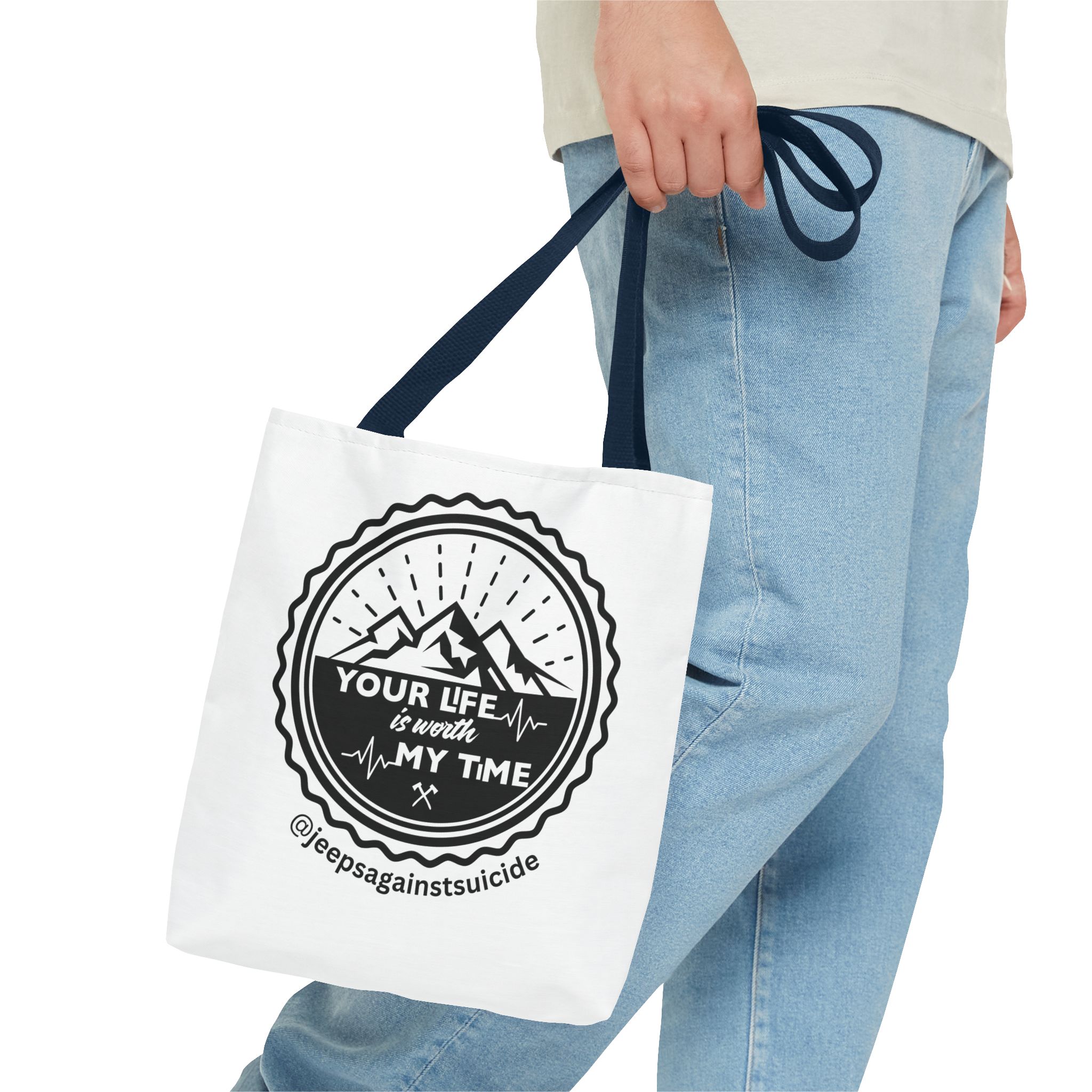 Jeeps Against Suicide Tote Bag - Image 20